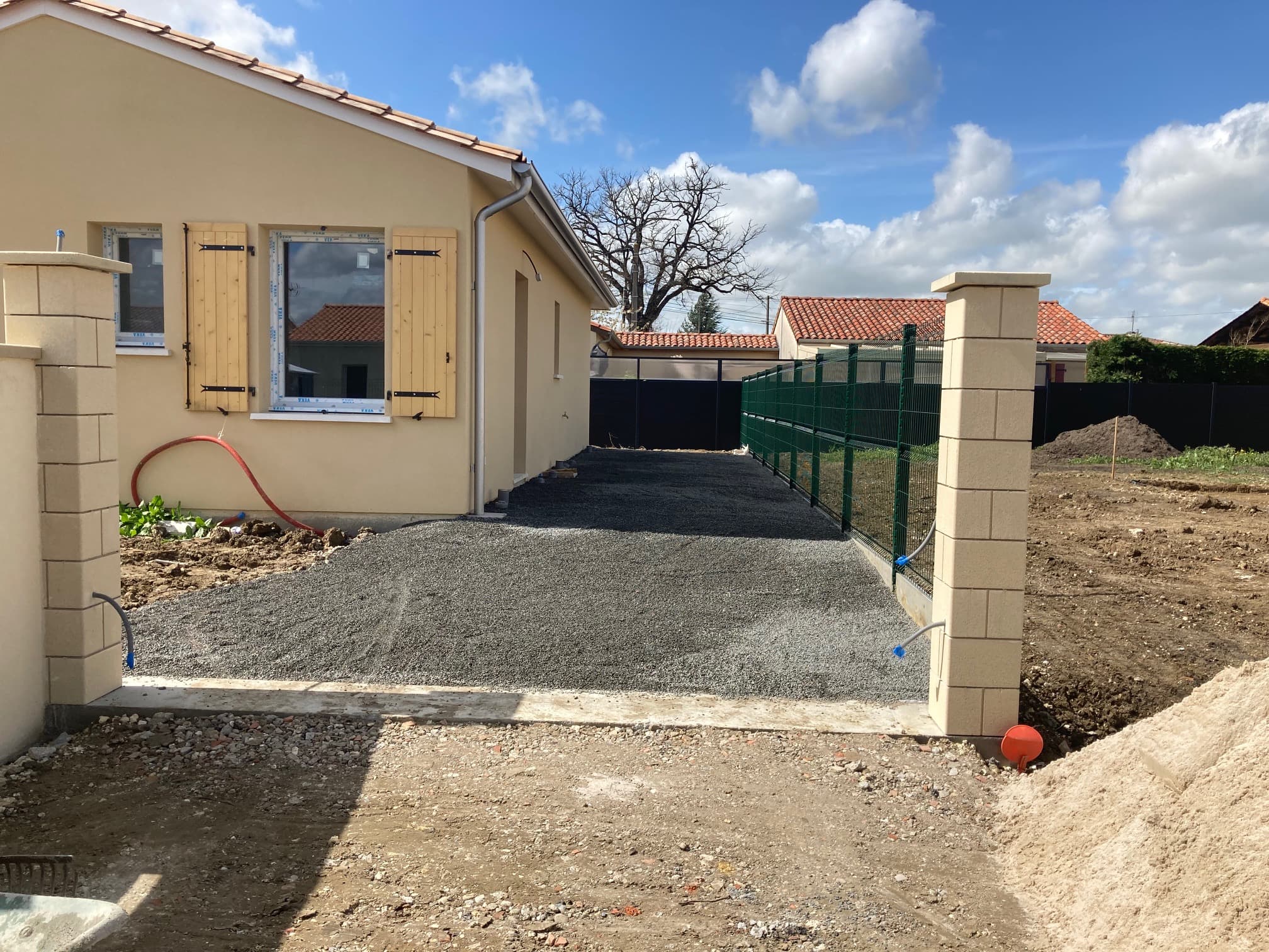 Petits travaux de maçonnerie réalisés par STM en Haute-Saintonge